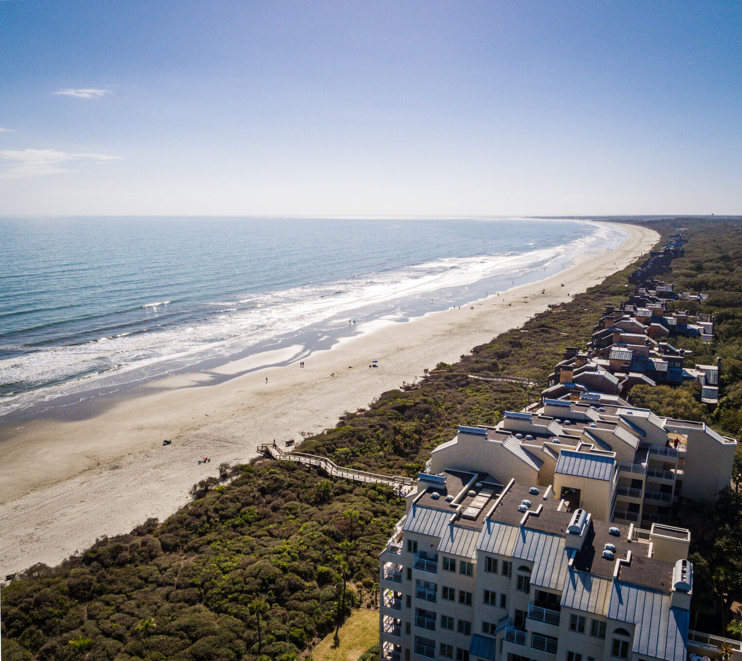 Aerial Windswept Villas